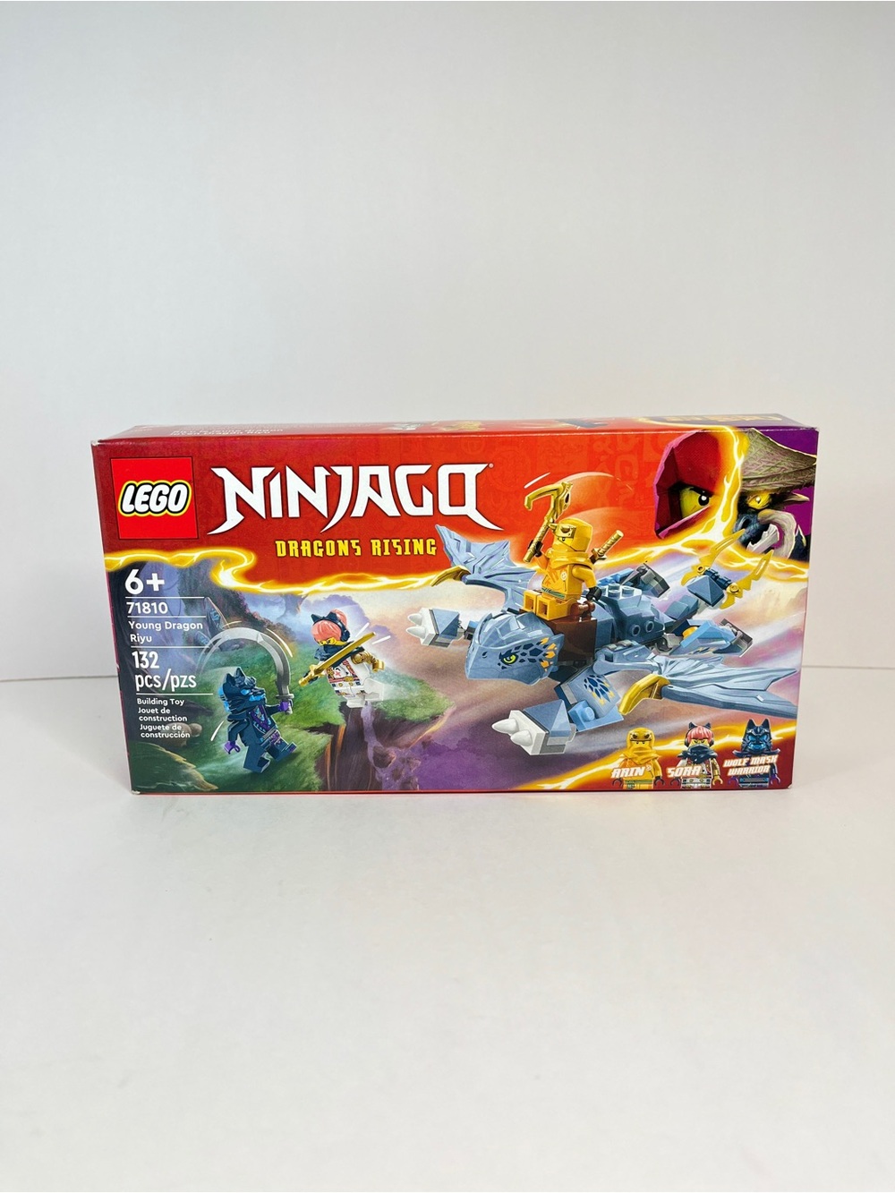 LEGO Ninjago Dragon's Rising 71810 NEW SEALED NIB Young Dragon Riyu Set 132 Pcs